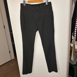 TOPMAN Men's Dark Grey Slim Fit Dress Pants